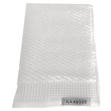 Snow Luna Herringbone Cotton Bathroom Towels (Set of 2)