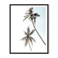 2 Palms Framed Printed Wall Art