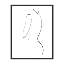 Caligirl 2 Framed Printed Wall Art