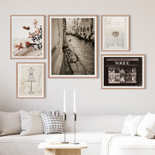 5 Piece Paris Femme Gallery Wall Art Set