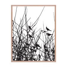 Sparrow L Framed Printed Wall Art