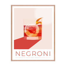 Negroni Framed Printed Wall Art