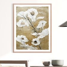 Vintage Press Framed Paper Print Wall Art