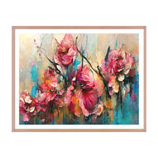 Beauty Flare Framed Paper Print Wall Art