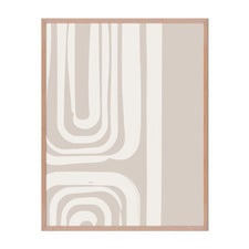 Pale Square I Framed Paper Print Wall Art