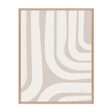 Pale Square III Framed Paper Print Wall Art