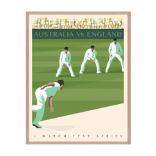 Cricket Poster I Framed Paper Print Wall Art