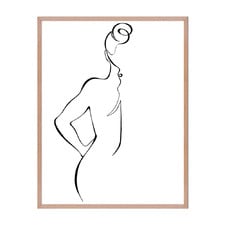 Form I Framed Paper Print Wall Art