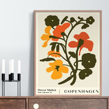 Copenhagen Framed Paper Print Wall Art