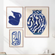 3 Piece Mediterranean Flow Wall Art Set