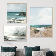 3 Piece Water Dreaming Canvas Wall Art Set