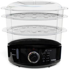 Black 9L Electric Food Steamer