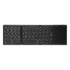Black Foldable Bluetooth Wireless Keyboard