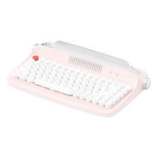 Retro Bluetooth Wireless Keyboard with Tablet Holder