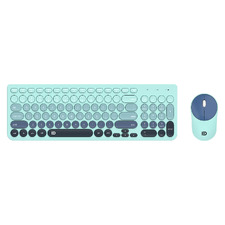 Wireless Typewriter Keyboard & Mouse Set