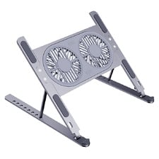 Foldable Aluminium Alloy Laptop Stand with Fan