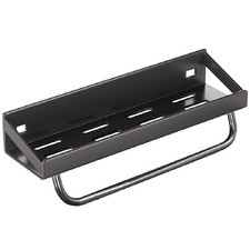 Wall Mounted Spice Rack with Hanging Rod