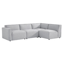 Light Grey Milla 4 Seater Sofa