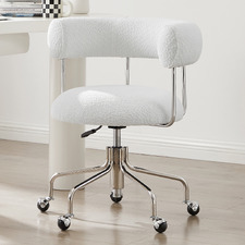 Pebby Boucle Office Chair