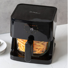 Black Kyraen 5L Glass Digital Air Fryer