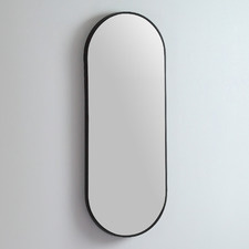Modern 121cm Oblong Aluminium Wall Mirror