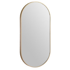 Modern 91cm Oblong Aluminium Wall Mirror
