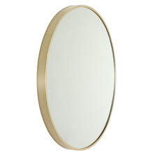 Modern 60cm Round Aluminium Wall Mirror