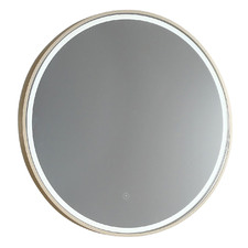 Sphere 81cm Aluminium LED Mirror
