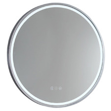 Sphere 81cm Aluminium LED Mirror with Demister & Bluetooth