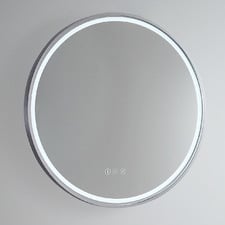 Sphere 81cm Aluminium LED Mirror with Demister & Bluetooth