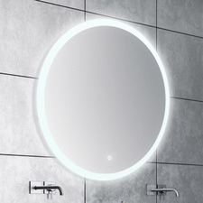 Round Frontlit Mirror with Demister