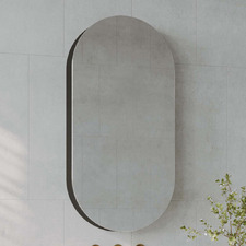 Powell 450mm Pill Mirrored Shaving Cabinet