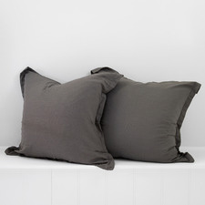 Loom Bamboo & Cotton Euro Pillowcases (Set of 2)