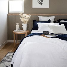 White Loom Bamboo & Cotton Quilt Cover Set