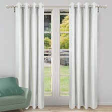 Parchment Porter Single Panel Eyelet Curtain