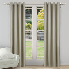 Taupe Porter Single Panel Eyelet Curtain