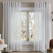 Esther Sheer Eyelet Single Panel Curtain