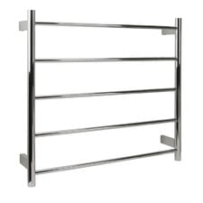 EZY FIT Round Tube  Dual Wired Heated Towel Rail