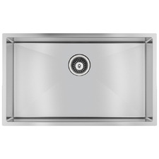Brushed Satin 762mm Kitchen & Laundry Sink Deep Bowl