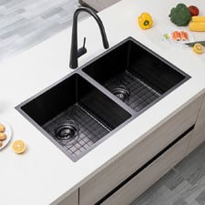 Adira 770mm Double Stainless Steel Kitchen Sink