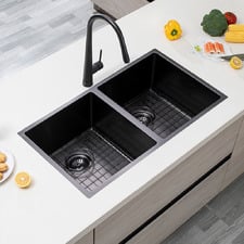 Adira 820mm Double Kitchen Sink