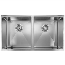 Elon 820mm Double Stainless Steel Kitchen Sink