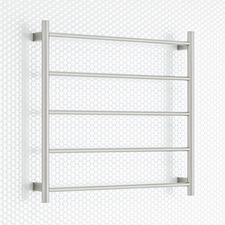 EZY FIT Round Tube  Dual Wired Heated Towel Rail