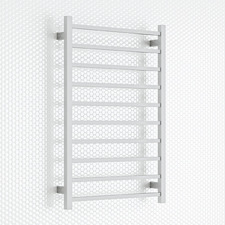 EZY FIT 600 x 920mm Square Tube Heated Towel Rail
