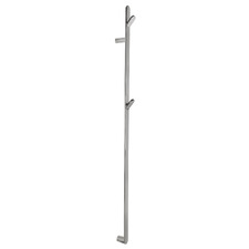 EZY FIT 1500mm Heated Vertical Towel Bar with 2 Hooks