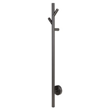 EZY FIT 900mm Heated Vertical Towel Bar with 2 Hooks