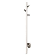 EZY FIT 900mm Heated Vertical Towel Bar with 2 Hooks