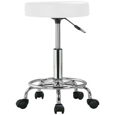 Devon Faux Leather Adjustable Salon Stool