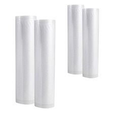 4 Piece 22cm & 28cm Vacuum Food Sealer Bag Roll Set