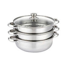 3 Tier Stainless Steel Steamer